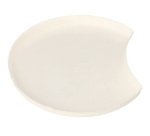 Assiette en canne à sucre 'pure', demi-lune, 12