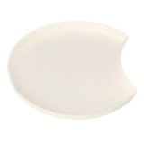 Assiette en canne à sucre 'pure', demi-lune, 12