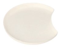 Bord van 'pure' suikerriet, halve maan, set van 12