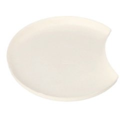 Assiette en canne à sucre 'pure', demi-lune, 12