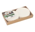 Assiette en canne à sucre 'pure', demi-lune, 12