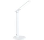 Lampe de table à LED ATIAS, socle, blanc