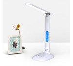 Lampe de table à LED FOLEY, socle, blanc