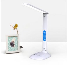 Lampe de table à LED FOLEY, socle, blanc