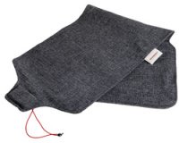 Couverture chauffante à infrarouge, gris foncé
