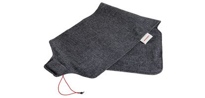 Couverture chauffante à infrarouge, gris foncé