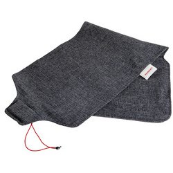 Couverture chauffante à infrarouge, gris foncé