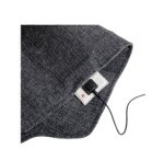 Couverture chauffante à infrarouge, gris foncé