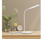 Lampe de table à LED IRENE, socle, blanc