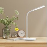 Lampe de table à LED IRENE, socle, blanc