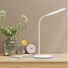 Lampe de table à LED IRENE, socle, blanc