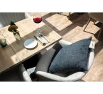 Coussin chauffant à infrarouge, gris foncé