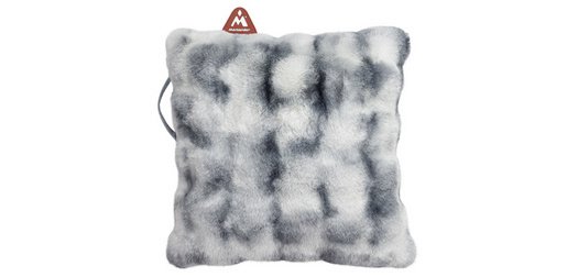 Coussin chauffant avec Heat Pad, peluche, gris