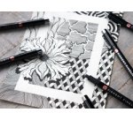 ROYAL TALENS Feutre Pigment Fineliner, set de 6, noir