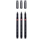 ROYAL TALENS Feutre Pigment Fineliner Fine, set de 3, noir