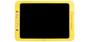 Ardoise LCD pour enfants, 19 pouces, jaune