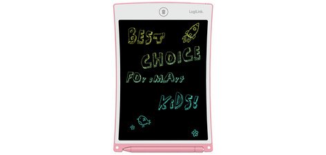 Ardoise LCD pour enfants, 8,5 pouces, rose