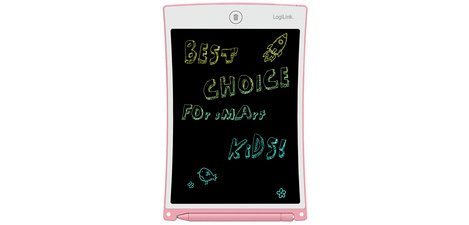 Ardoise LCD pour enfants, 10 pouces, rose