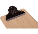 Porte-addition à pince, bambou