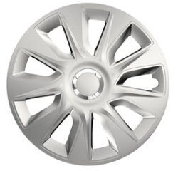 Enjoliveur 'Imola', argent/chrome, 14' (35,56 cm)