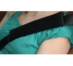 Protection pour ceinture de sécurité Alcantara, set de 2