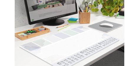 Sous-main bloc papier 'Pastel Planner', 595 x 410 mm