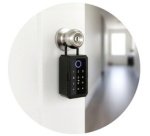 Mini-coffre à clé Advanced, pour 1 clé, noir