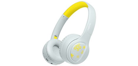 Casque audio BT 5.4 MUSIC BUDDIES, bleu clair/jaune