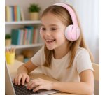 Casque audio BT 5.4 MUSIC BUDDIES, bleu clair/jaune