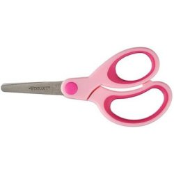 Ciseaux Kids Softgrip, rond, 130 mm, rose
