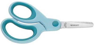 Schaar Kids Softgrip, rond, 130 mm