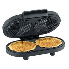 Gaufrier double Black Line WA 2118, noir