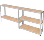 Étagère pour charges lourdes, pack de 2