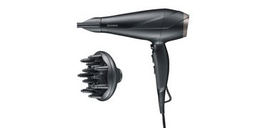 Sèche-cheveux HT 0167, noir/argent