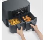 Friteuse double à air chaud FR 2463, 2x 4 litres