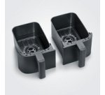 Friteuse double à air chaud FR 2463, 2x 4 litres