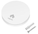 Détecteur de fumée, extra plat, 85 db, blanc