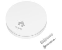 Détecteur de fumée, extra plat, 85 db, blanc