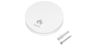 Détecteur de fumée, extra plat, 85 db, blanc