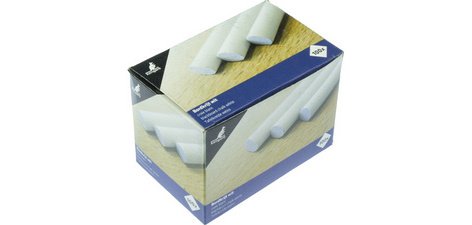 Craie pour tableau noir, rond, blanc