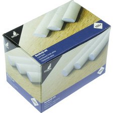 Craie pour tableau noir, rond, blanc