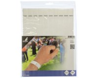 Bracelet événementiel, 254x19mm, indéchirable, jaune