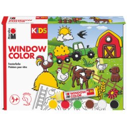 KiDS Kit Window Color 'Ferme', 6 x 25
