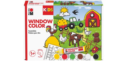 KiDS Kit Window Color 'Ferme', 6 x 25 ml