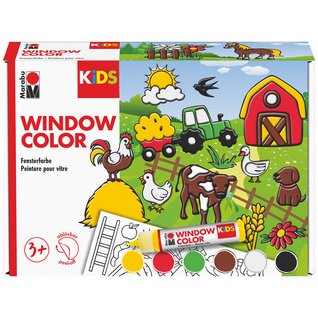 KiDS Kit Window Color 'Ferme', 6 x 25