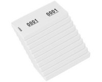 Bloc numéroté 1-1000, 105 x 42 mm