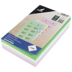 Bloc numéroté 1-500, assorti