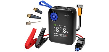 Booster de démarrage 4-in-1, 7.200 mAh, noir