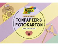 Bloc de papier coloré et de carton PASTEL, A6