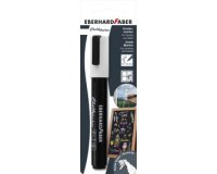 Marqueur craie 1-2 mm, blister de 1, blanc